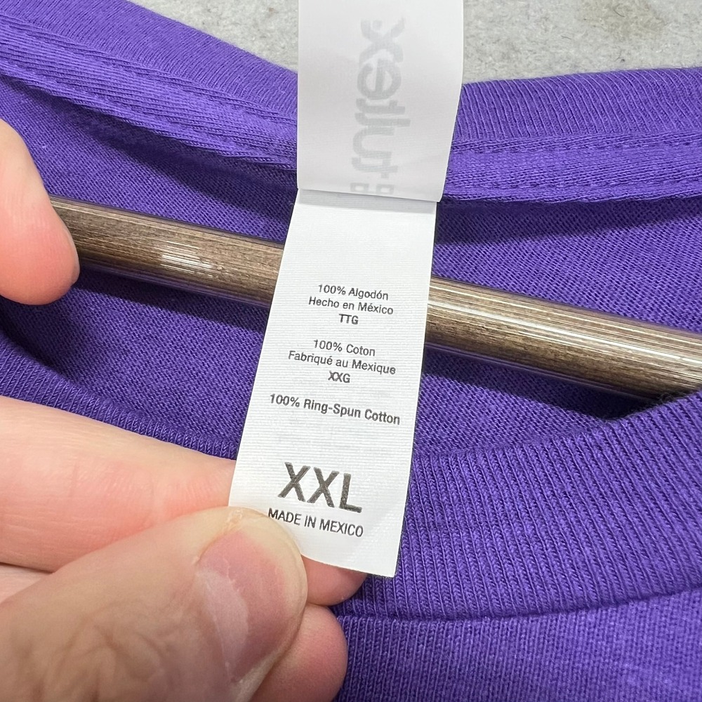 Scott Hall RIP The Bad Guy T-Shirt Mens XXL Purple Wrestling Memorial Tee - Picture 6 of 8